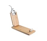 IBILI Gastroteka Schinkenhalter, faltbar, drehbar, Bambus und Edelstahl, 48 x 17,5 cm, Braun