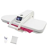 ROGONPDK 1600W Intelligente Dampfbügelpresse, 1 L Tischplatte Elektrisch Dampfbügeleisen, Dampfbügelpressensysteme, Bügelmaschine, Bügelautomat, für Haushalte und Bekleidungsgeschäfte (Weiß)