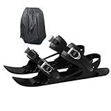 Schneeschuhe für Männer, Schneeschuhe für Frauen | Schlittschuhe | Nicht-Slip Ski-Zubehör mit multifunktionaler verstellbarer Kurzskitasche für Herren Ausflüge