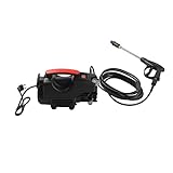 Tragbarer mobiler Klein-Hochdruckreiniger Elektrischer Hochdruckreiniger Düsenwasch Terrassenreiniger 1800psi,800 W,mit Verlängerungsstange