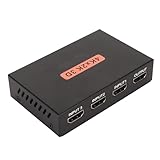 HDMI Splitter 3 in 1 Out, 4K @ 30 Hz HDMI Splitter HD Switch Selector Unterstützung HDCP 3D für Laptops, Spielekonsolen Usw