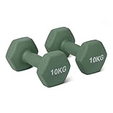 Amazon Basics Hantel-Set, Neoprenbeschichtung, 10 kg,...