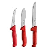 F. DICK Messer Set ErgoGrip 3-teilig „Jagd Indoor“ (Ausbeinmesser, geschweifte Klinge 13 cm, Abhäutemesser 13 cm, Stechmesser 18 cm, HRC 56°) 82556100
