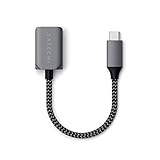 SATECHI USB-C auf USB 3.0 Adapterkabel – USB Typ-C auf Typ-A Buchse – Für M2/ M1 MacBook Pro/Air, M2/ M1 iPad Pro/Air, M2 Mac Mini, iMac M1 und mehr