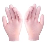 TOPPERFUN Sebs Feuchtigkeitshandschuhe für Trockene Hände Rutschfeste Handpflegehandschuhe zum Weichmachen und Peeling Pflegend für Raue Rissige Haut für Damen und Winterpflege