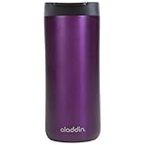 Aladdin Leak-Lock Thermavac Stainless Steel Travel Mug 0.35L Lila – Auslaufsicherer Thermobecher - Doppelwandige Vakuumisolierung - Hält 3 Stunden Heiß - BPA-Frei - Spülmaschinenfest