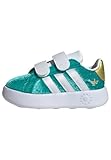 adidas Unisex Kids Disney Jasmine Grand Court Kids Schuh 2.0 Pure Teal/Cloud White/Gold Metallic 26
