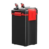 Fischtankfilter, Aquariumreiniger, Außenfilter, Filtermenge: 1500 l/h,einstellbarer Durchfluss,eingebautes Konstanttemperaturrohr,geräuschloses Design, integriertes Kohlendioxidsystem