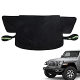 Windschutzscheiben Abdeckung Für Und Schnee,Außenschutz Der Frontscheibe - Für Den Sommer | Für Limousinen SUVs Wohnmobile Minivans Im Winter Und Sommer