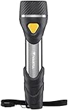 VARTA Taschenlampe mit 9 LEDs inkl. 2x AA Batterien, Day Light Multi LED F20 Leuchte, Taschenleuchte mit Anhänger, Lampe ideal für Haushalt, Angeln, Garage, Notfall, Stromausfall, Outdoor