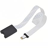 SEIWEI 25 cm Micro SD auf SD Karte Verlängerungskabel Adapter Flexible Cord Extender Konverter Geeignet für SanDisk/Arduino/GPS/DVD/DVR/LED Bildschirm