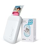 Liene Mini Fotodrucker für Smartphone(5x7,6cm) - mit 50...