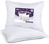 Utopia Bedding Kopfkissen Kleinkind 40 x 60 cm, 2er Set Kinderkopfkissen, Atmungsaktiv Polybaumwolle Gewebe, Kinderkissen zum Schlafen, Kissen für Kleinkinder, Für Kinder ab 2 Jahren (Weiß)