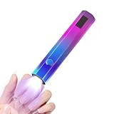 Mini-UV-Nagellampe, 10,2 cm Licht, ABS-Gehäuse, Handheld-Gel-Aushärtungslampe mit LED-Display, wiederaufladbar, 3 W, tragbarer Nageltrockner für Zuhause, Salon, Reisen, Maniküre
