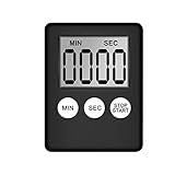 Eieruhren Digitaler Küchentimer Magnetisch Eieruhr Timer Digital Küchenuhr Stoppuhr Countdown Count up mit Memory-Funktion Laut Ton Küchenwecker Zeitmesser Küche Kurzzeitwecker mit LED zum Kochen Back