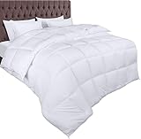 Utopia Bedding Bettdecke 200 x 220 cm - Zudecke 1950g Füllung - Ganzjahresdecke - Gesteppte Steppdecke - atmungsaktive Decke - Super Weiche Kuschelige (Weiß)