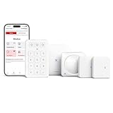 X-Sense Alarmanlage Haus & Wohnung AS05, WLAN Türalarm und Fensteralarm mit App, Smart Alarm-Set mit Türsensor und Fenstersensor, Bewegungsmelder, Home Keypad mit Paniktaste, Funktioniert mit Alexa