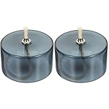 PRETYZOOM ÖLlampe Aus Glas Und Baumwollseil Moderne Petroleumlampe FüR Dekoration Romantische Innenbeleuchtung FüR GemüTliche Abende 8X8X8cm