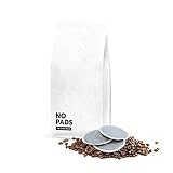 No Coffee® No Pads Premium Bio Kaffeepads entkoffeiniert (20 Stk.) | Senseo* Kompatibel | Mit Wasser entkoffeinierte Kaffeepads | Espresso Pads | Koffeinfreier Kaffee Pads | Kaffee koffeinfrei