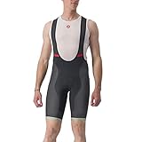 CASTELLI 4522003-346 COMPETIZIONE KIT BIBSHORT Shorts Men's Schwarz/Verteidiger grün XL