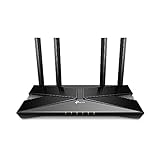 TP-Link Archer AX10 Wi-Fi 6 WLAN Router (1202 Mbit/s 5 GHz, 300 Mbit/s 2,4 GHz, 4 × Gigabit LAN-Ports, Access Point Modus, HomeCare,kompatibel mit Alexa), schwarz