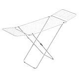 Rörets Wäscheständer Tony – verriegelbare Flügel – Sicherheitssperre – 50x181x92 cm – 18 m Trockenfläche - Design und Qualität von Schwedens stärkster Trockenständermarke (White)