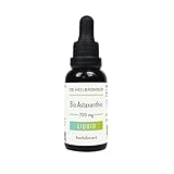 BIO Astaxanthin Tropfen - Hochdosiert – 30 ml = 720 Tropfen - 1 mg pro Tropfen - Vegan - Liposomal – Aus Mikroalgen – 2mg 4mg 8mg Astaxantin pro Tagesdosis - für Kinder - flüssig - liquid