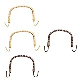 PAMINGONO 4 Stück Teiliges Dekorative Teekannen griffe aus Kunststoffgeflecht Korrosionsbeständig Ersatzgriff für Wasserkocher Einfache Montage Langlebig Geeignet für Wiederverwendbar