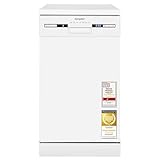 Exquisit Geschirrspüler | 9 Maßgedecke, Energieklasse E, 49 dB Geräusch | 7 Programme, Extra-Trocknung, Startzeitverzögerung, Vorspülen, Power+, Wasserschutz, Geschirrkorb | GSP59309-030E weiss