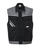 Planam Highline Herren Weste schwarz schiefer zink Modell 2713 Größe 4XL