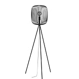 EGLO Stativ Stehleuchte Romazzina, Stehlampe Wohnzimmer aus Metall in Schwarz, Dreibein Standleuchte, Wohnzimmerlampe mit E27 Fassung