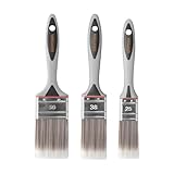 GRIFEMA GA4201-3, 1/1,5/2 Zoll Malerpinsel, Flachpinsel, für Möbel, Wände, Zäune, Borstenbreite 25, 38, 50 mm, 3 Stück