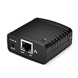 Suoumwa USB 2.0 LRP Printserver Share A LAN Ethernet Netzwerkdrucker Netzteil USB HUB 100Mbps Printserver EU Stecker