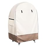 Egg Chair Cover – Wasserdichte Stuhlhussen mit Doppelreißverschluss | 114,4 x 139,7 cm, 420D winddicht, UV-beständiger Schutz für Garten Hof