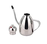 ATMRC Essig- & Ölspender Öl- und Essigspender, Edelstahl-Dosenspender, tropffreies Ausgießen von Sojasauce, Essig-Menge for Küche, Kochen, Grillen (500 ml)(1L)