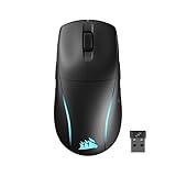 Corsair M75 Wireless RGB Lightweight FPS Gaming Mouse - 26.000 DPI - Swappable Side Buttons - iCUE Compatible - PC - Black