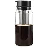 Xavax Cold Brew Kaffeebereiter (kaltgebrüht, Tee und Kaffeemaschine 2in1,coffee machine und tea maker, Cold Brew Kaffee Flasche 1 l, Cold Brew Glas für iced coffee, tricolate brewer, coffee makers)