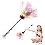 Hexenbesen Sticks - Halloween Light -up Hexenbesen | LED Glühende Besenstiel Für Halloween Decor & Kostüm | Witches Broomstick -Requisite Für Cosplay, Trick Oder Treat, Party & Haunted House Decoratio