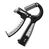 Grip Strength Trainer, Hand Grip Strengthener, Hand Strengthener, Hand Grips for Strength Training, Adjustable Grip Exercises Unterarm Trainer Finger Grip Strengthener mit Zähler für Workout