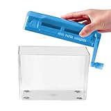 Aktenvernichter - Manueller Aktenvernichter für Bürotisch | Kompaktes Schneidwerkzeug für Schreibwaren, Kreditkartenquittungen, Postrechnungen, Büro Studen