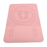 ARTSEWPLY Sprungmatte fitness matte fitnessmatten Fitness-Matte springseil matte training mat sport matte yogamatte leises Hüpfpad Fitness-Workout-Pad Sportmatte für den Haushalt tpe Rosa