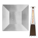 Heizstrahler Reflektorschild - Reflektor Schild Für Pyramid Terrassenheizstrahler - Quadratische Ersatzoberteil Für Außenheizungen/Terrassenstrahler, 3 Loch Montierung (Lochabstand 4,33 Zoll/11 Cm)