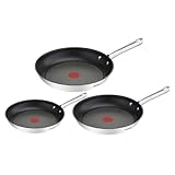 Tefal Duetto 3-teiliges Pfannenset 20,24 und 28 cm,...
