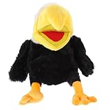 Gatuida Plüsch Eule Handpuppe Interaktives Geschichtenerzählen für Weiches Tierpuppenmodell aus Waschbar und Leicht für Rollenspiele und Kreative Lernaktivitäten