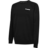 hummel Unisex Kinder Hmlgo Kids Cotton Sweatshirt Sweatshirt (164, 2001 Black)