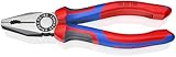 KNIPEX 03 02 180 Kombizange mit Comfort-Griffen schwarz...