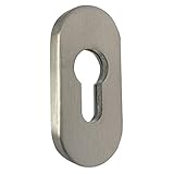 FELGNER Schutzrosette 4100 PZ - 14 mm - für Profilzylinder - ovale Form - Schlüsselrosette Schieberosette