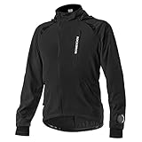 ROCKBROS Herren Fahrradjacke Elastisch Atmungsaktiv Laufjacke Softshelljacke Sommer/Herbst Jacke 4XL