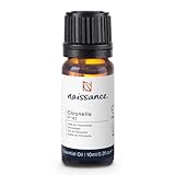 Naissance Citronella Ätherisches Öl (Nr. 182) - 10ml - 100% Naturreines Citronellaöl für Naturkosmetik, Aromatherapie, Duftlampe - Duftöl für Aroma Diffuser