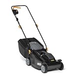 ALPINA BL 380 E Elektro-Rasenmäher, 1400 W Motor, 38 cm Schnittbreite, 40-Liter Fangkorb, ohne Antrieb